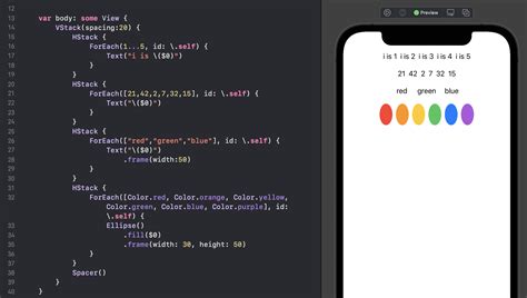 Using the return statement in the body closure will exit only from the current call to body, not from any outer scope, and won't skip subsequent calls. . Ordereddictionary foreach swiftui